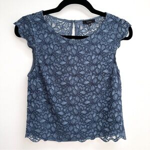 Talula Blue Floral Shirt